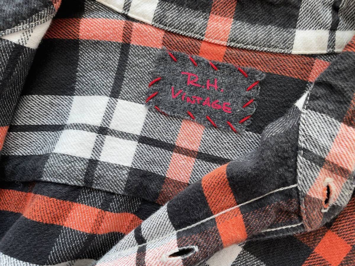 RonHerman Vintage “USEDウォッシュ加工” チェックシャツ-