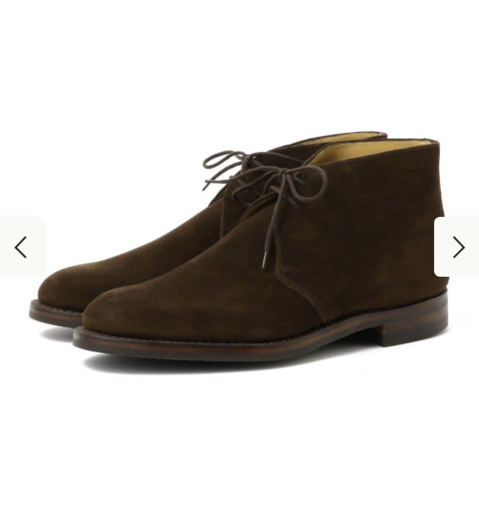 CROCKETT&JONES / CHERTSEY スエード チャッカブーツ UK7クロケット