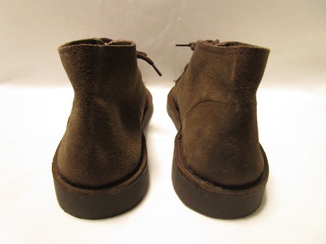 1990's〜2000smade in spain Roamers suede leather desert boot チャッカブーツ Clarks ブラウン スエード クラークス_画像6