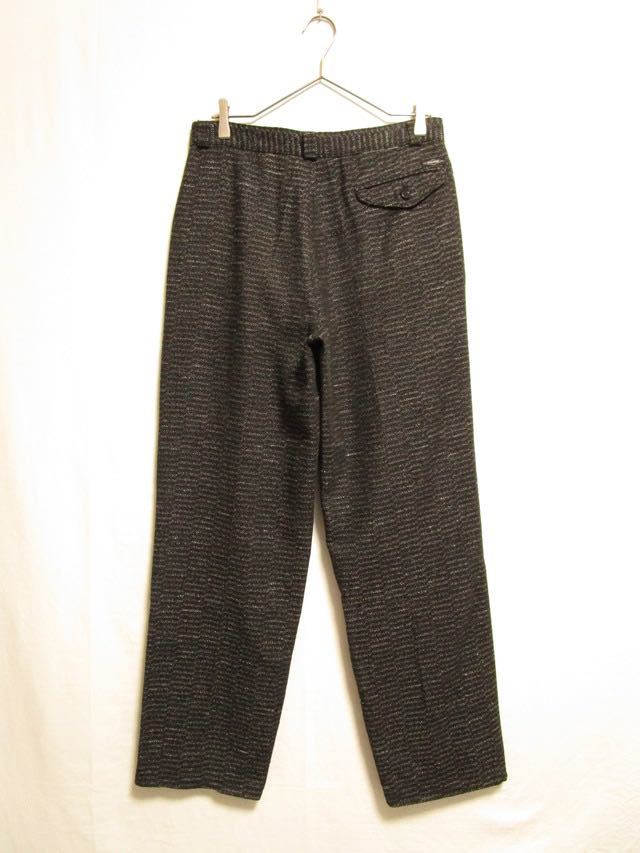 1980's EURO PIONEER Wide tapered trousers ワイドパンツ テーパードパンツ Yohji Yamamoto ユーロビンテージ_画像6