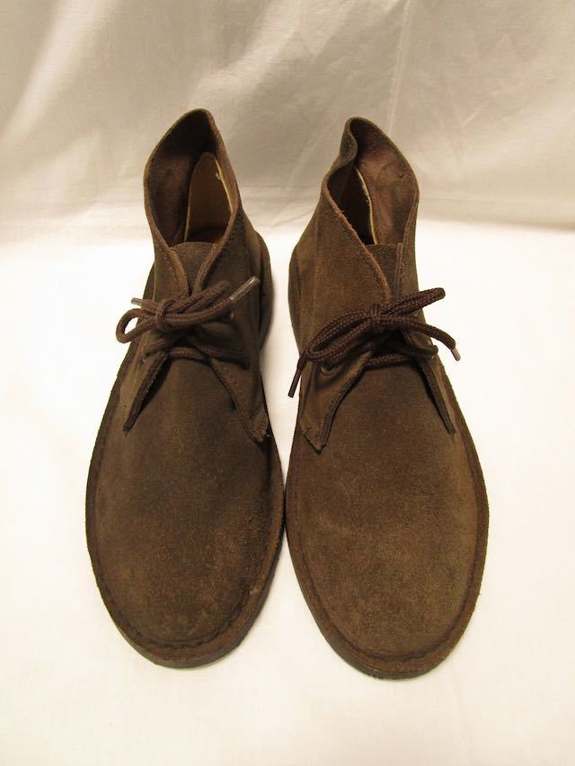 1990's〜2000smade in spain Roamers suede leather desert boot チャッカブーツ Clarks ブラウン スエード クラークス_画像1