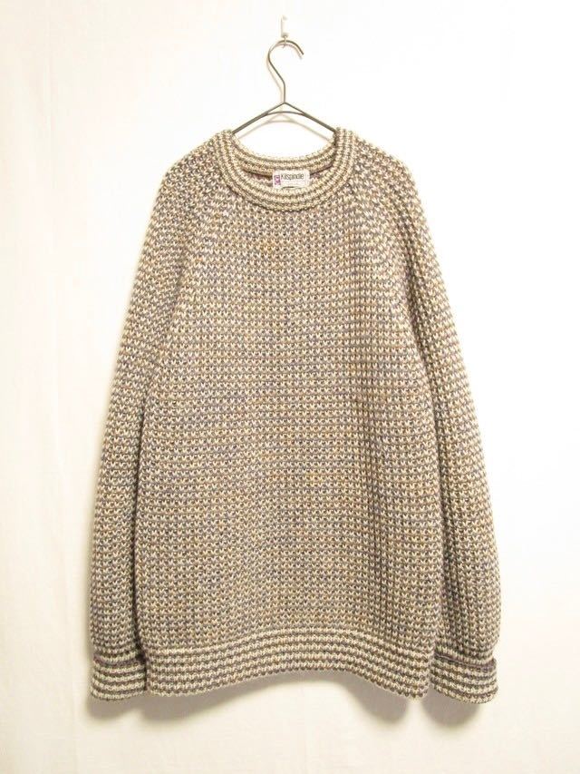 高評価の贈り物 ニットセーター sweater knit crew multicolor