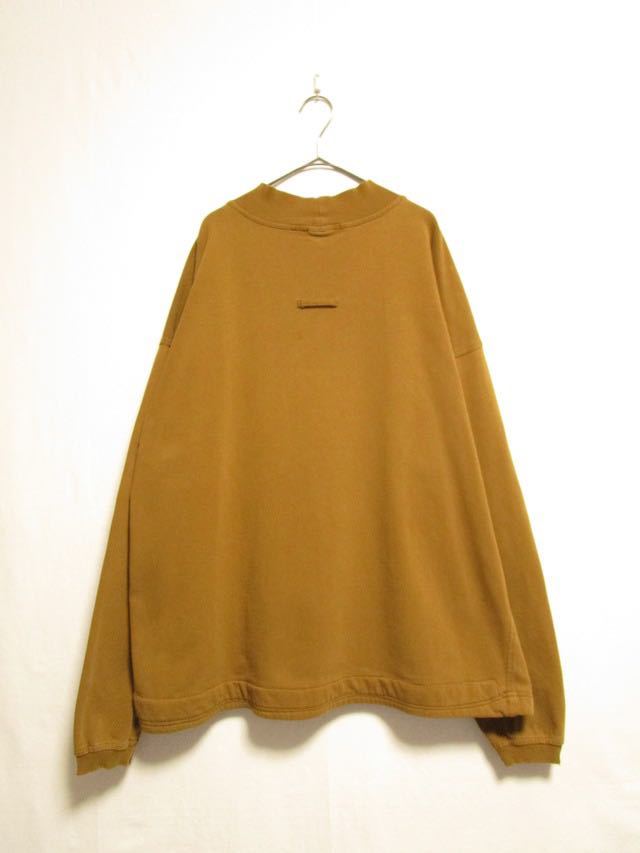 1990's bachrach high neck drop shoulder design cut and sew スウェットトレーナー カットソー ワイドシルエット リバースウィーブ_画像7