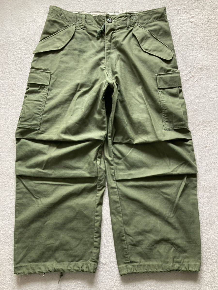 US ARMY MILITARY M-65 フィールドカーゴパンツ 72年製 後期型 MIDIUM-SHORT 米軍実物 ビンテージ