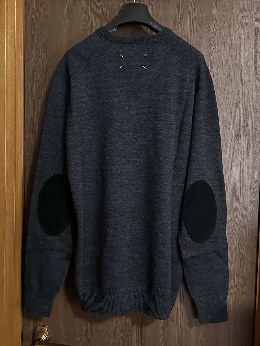L新品52%off メゾンマルジェラ エルボーパッチ ニット セーター 21AW