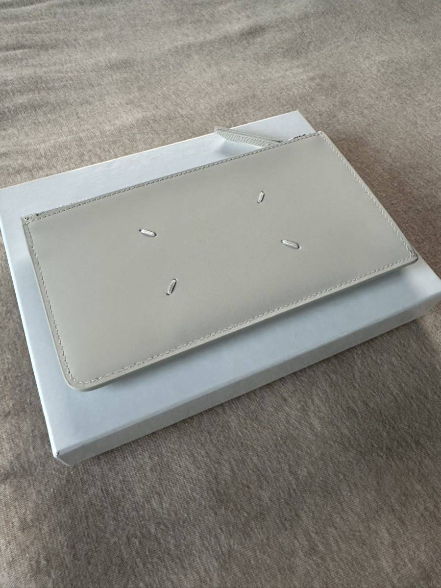 22AW新品 メゾンマルジェラ 4ステッチ グレインカーフレザー 長財布