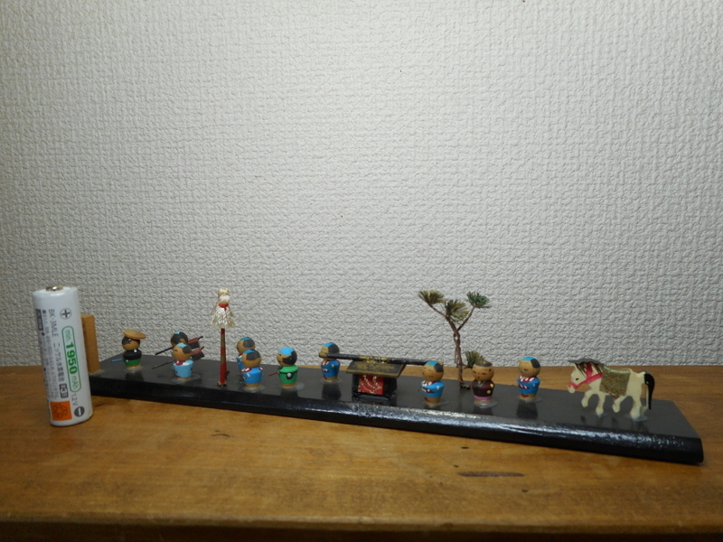  большой название line ряд бобы кукла Mini kokeshi Matsue три .. плата миниатюра 