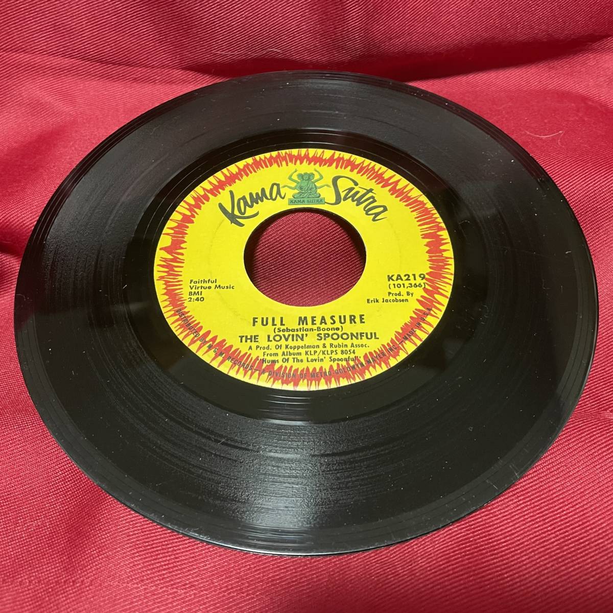 ◆USorg7”s!◆THE LOVIN' SPOONFUL◆NASHVILLE CATS◆_画像6