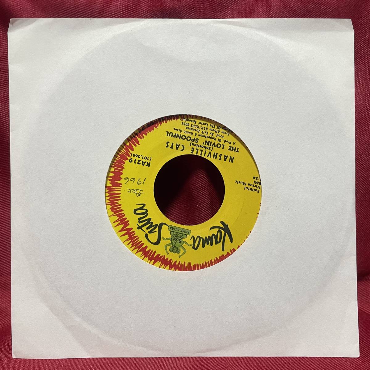 ◆USorg7”s!◆THE LOVIN' SPOONFUL◆NASHVILLE CATS◆_画像3