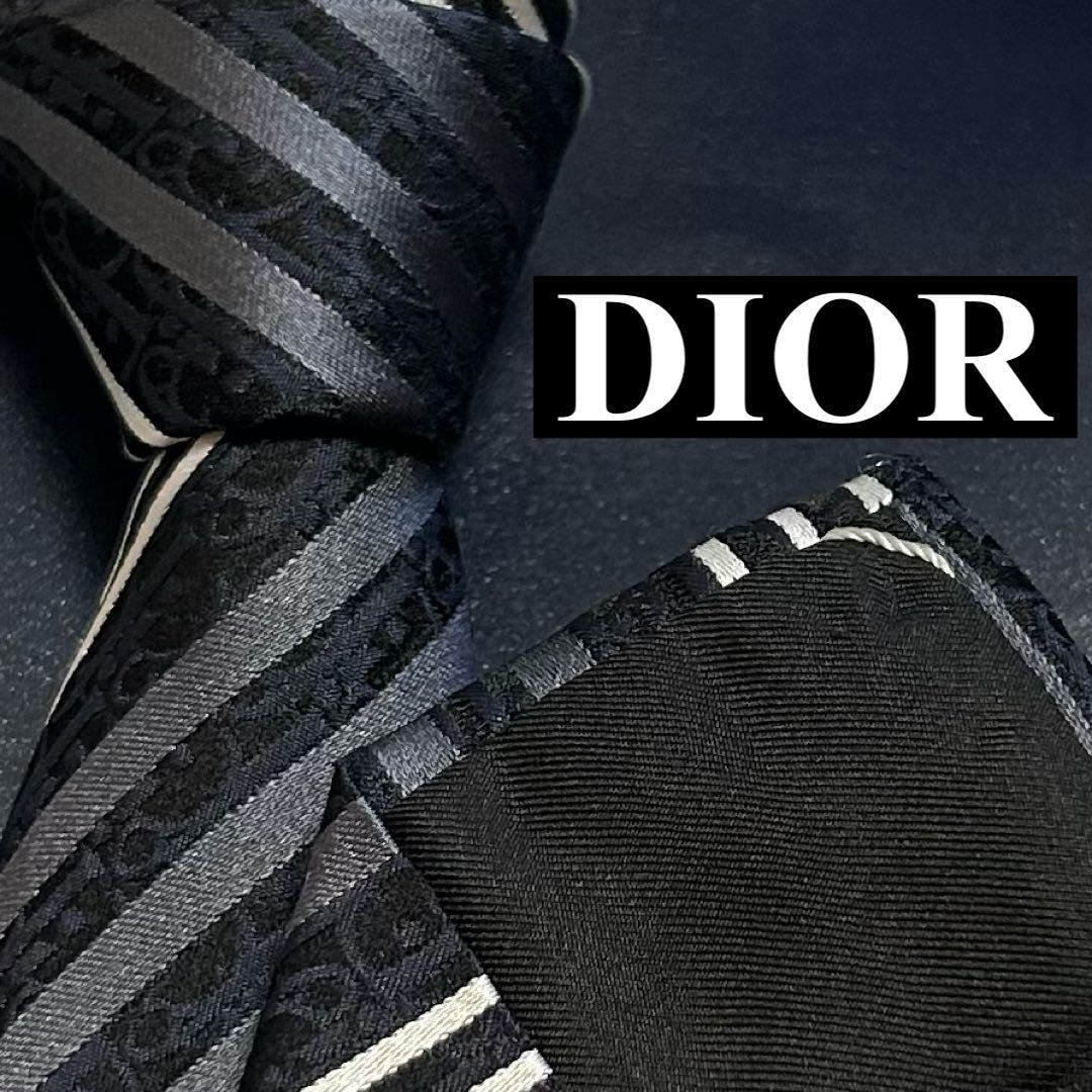 激レア 未使用級 現行 Dior HOMME ディオールオム ナロータイ ネクタイ