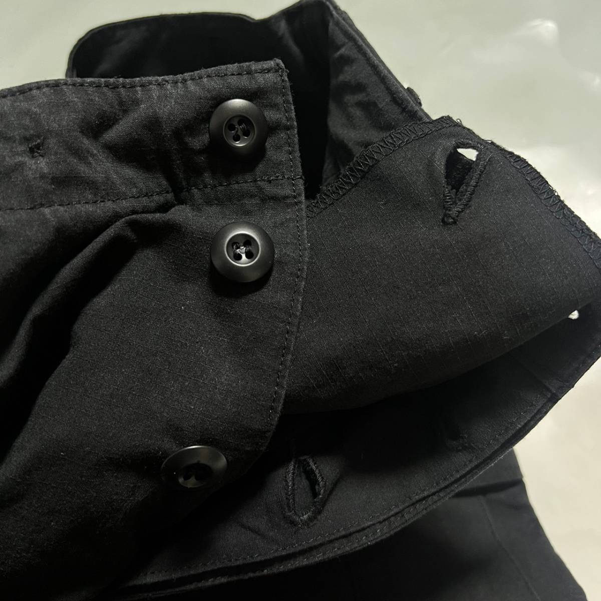 wtaps WVGT-PTM01 WMILL-65 TROUSER/TROUSERS.NYCO.SATIN WTaps брюки брюки-карго черный 02
