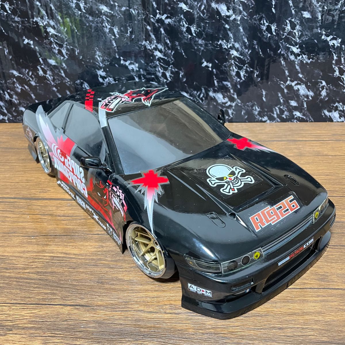 ヨコモ　シルビア　s13 1/10 ラジコン　ボディ　ドリフト　rc yd-2 塗装済