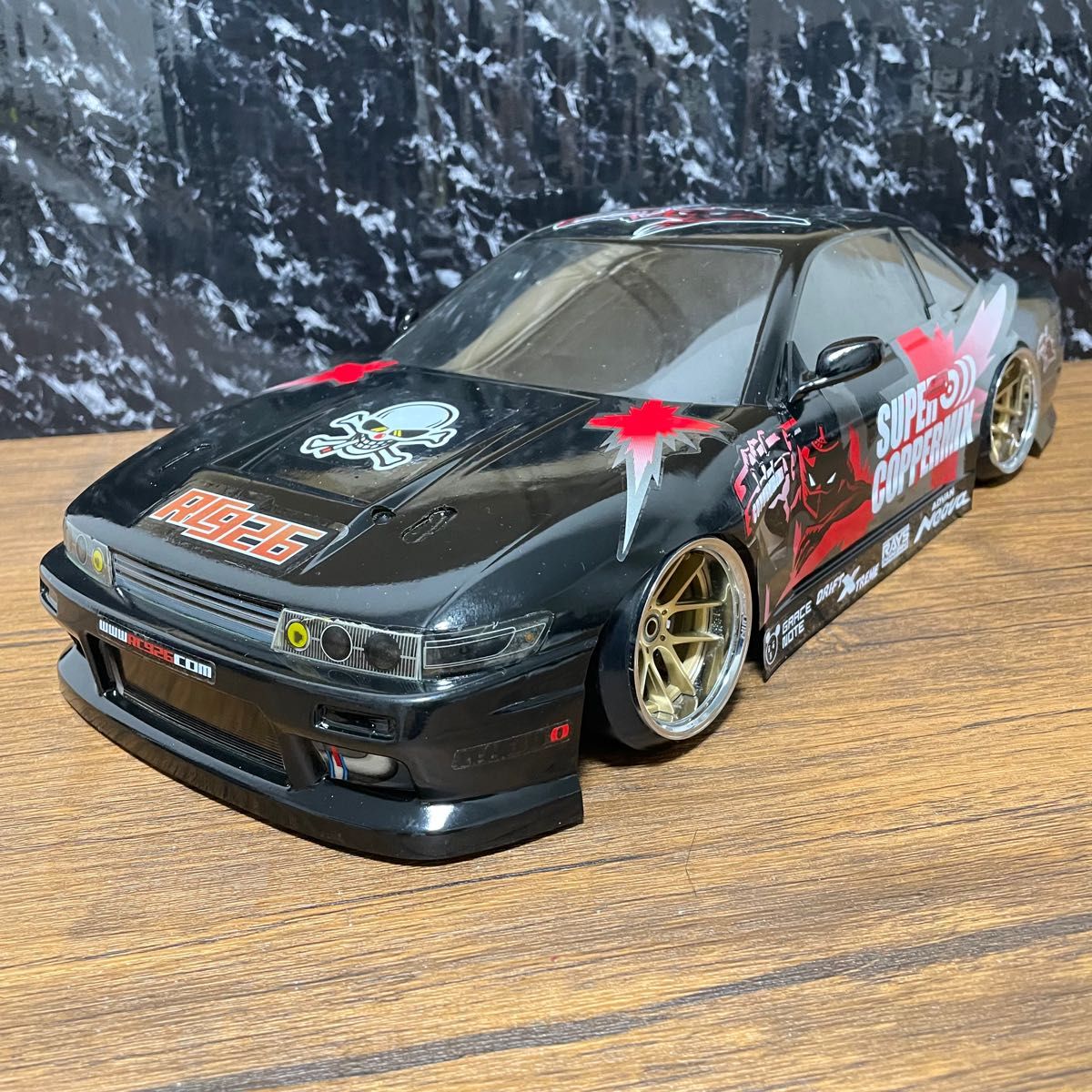 ヨコモ　シルビア　s13 1/10 ラジコン　ボディ　ドリフト　rc yd-2 塗装済