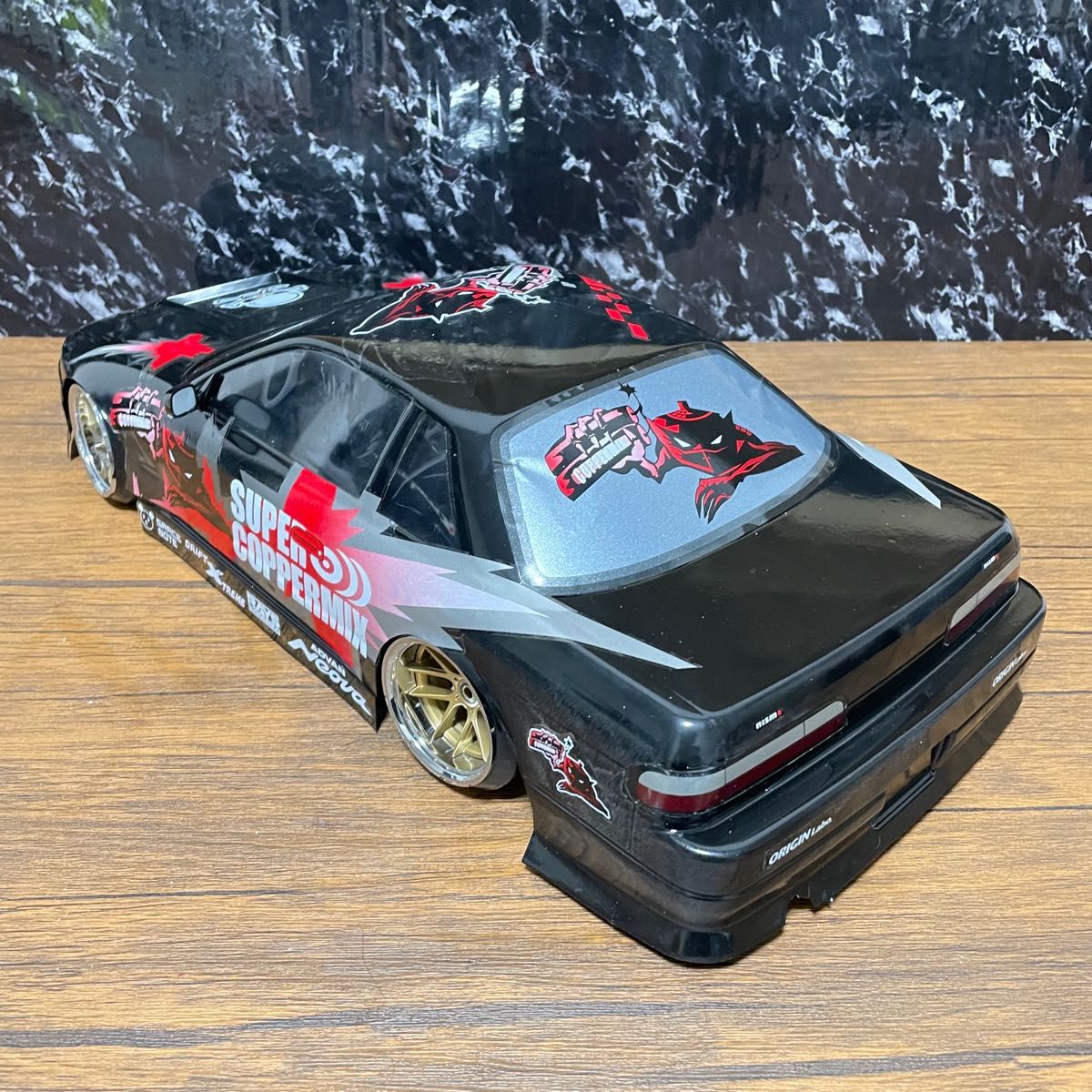 ヨコモ　シルビア　s13 1/10 ラジコン　ボディ　ドリフト　rc yd-2 塗装済