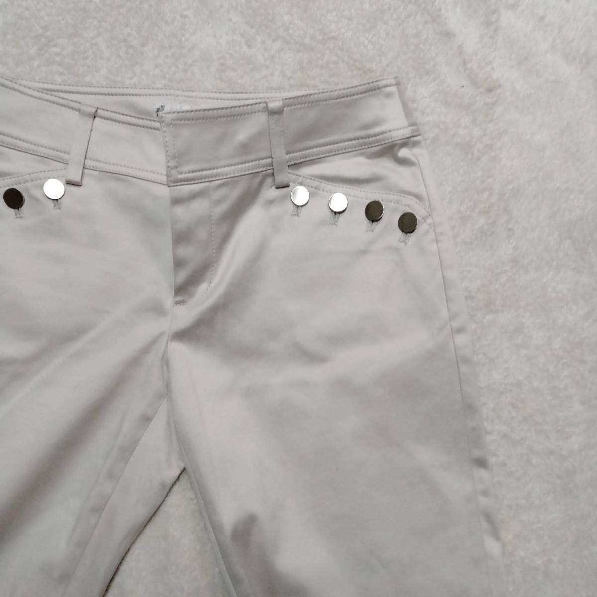 22 OCTOBRE Van du- Okt -bru конические брюки одноцветный карман длинный длина низ женский серый размер 38 YFF32