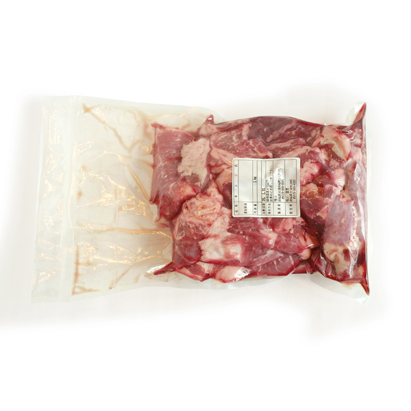 1円【5数】お肉たっぷり黒毛和牛スジ肉1kg4129業務用A5入り_画像4