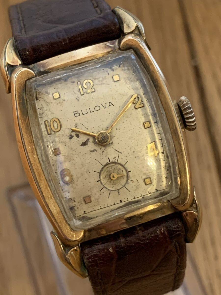 新しいエルメス L2 【アンティーク】BULOVAブローバ gold 手巻き