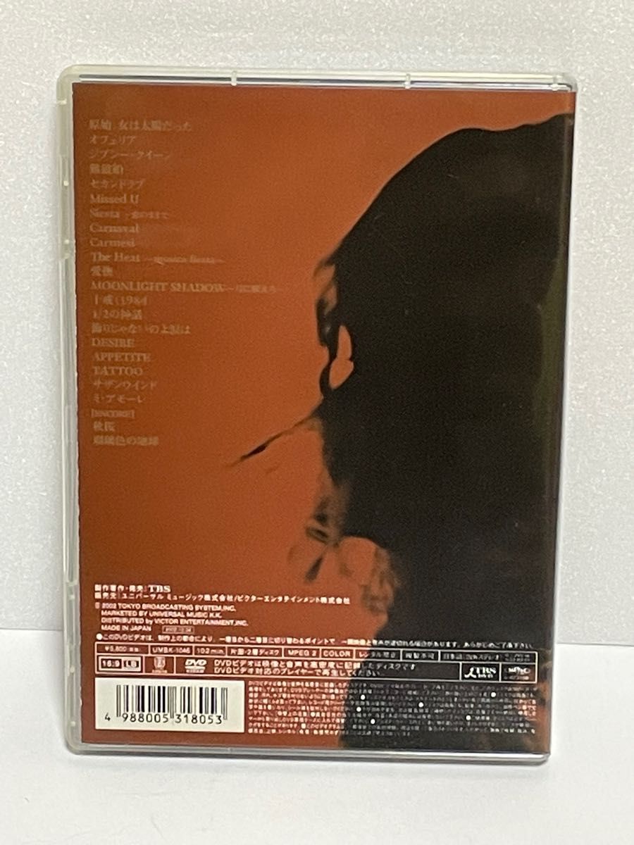 中森 明菜 DVD AKINA NAKAMORI MUSICA FIESTA TOUR 2002 激レア美品