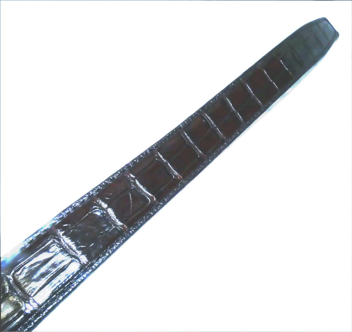 115 crocodile mat processing 35mm belt black Brown 
