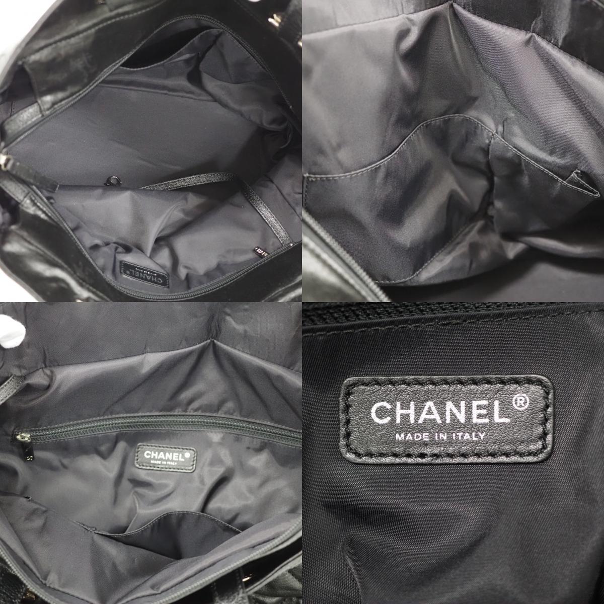 CHANEL/シャネル パリビアリッツMM トートバッグ ブラック レディース