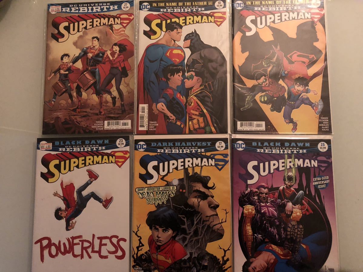 SUPERMAN DC UNIVERSE REBIRTH 10.11.17.23.25.27計6冊スーパーマンDC