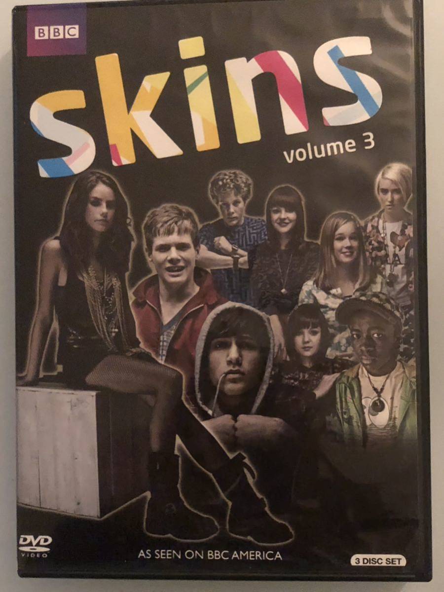 SKINS シリーズ３ DVD 3disc スキンズ イギリスドラマ UK