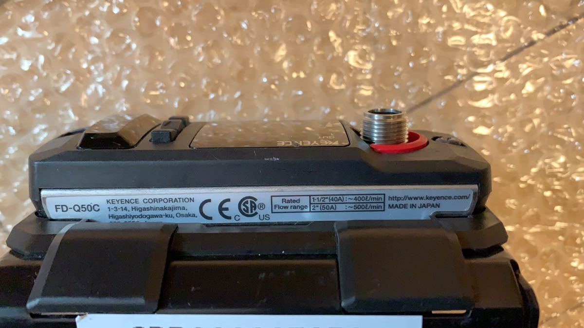 11/14-1)☆ KEYENCE キーエンスFD-Q50C クランプオン式流量センサ、FD
