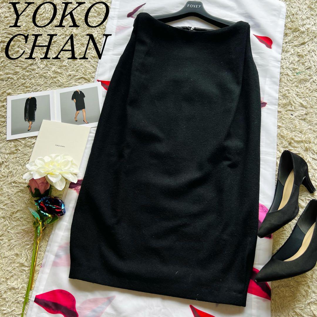 YOKO CHAN ヨーコ チャン コクーン ワンピース 黒 無料配達 11577円