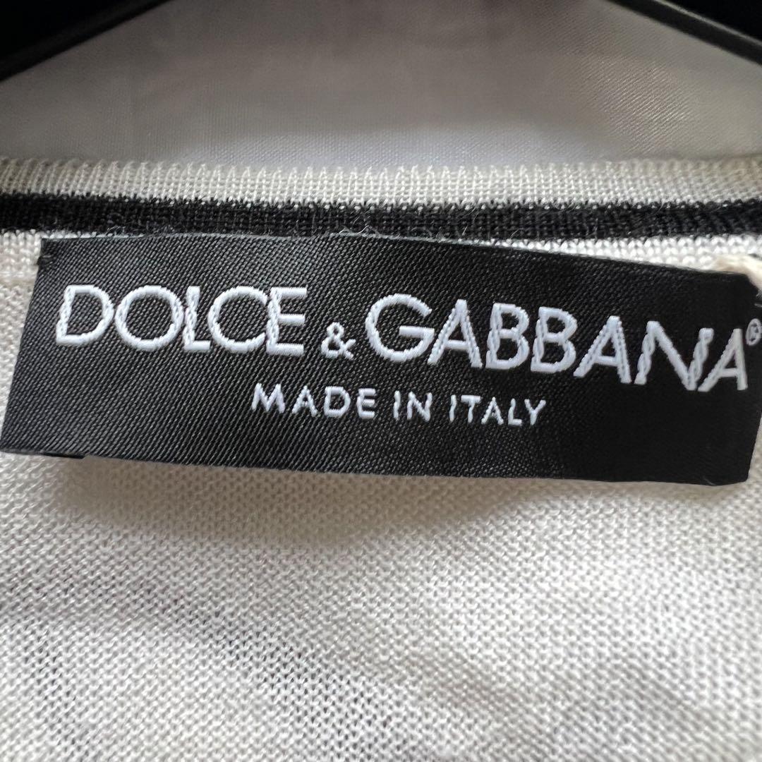 未使用タグ付き】DOLCE & GABBANA サマーニットワンピース 36 ドルチェ