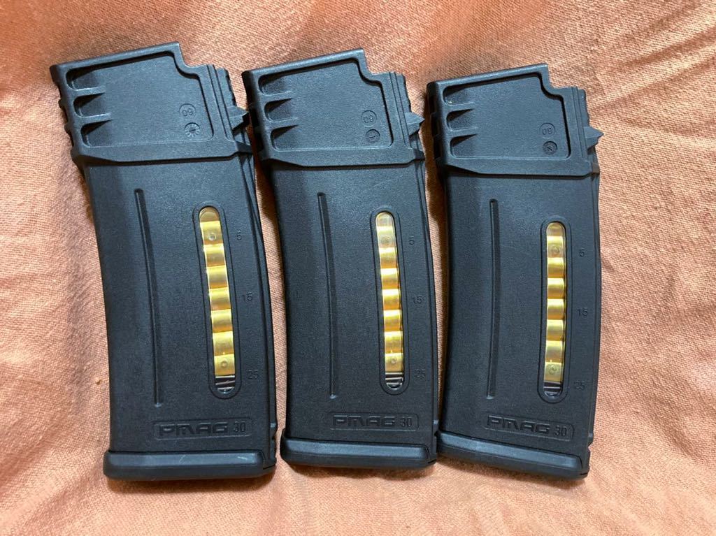 pts g36 マガジン pmag 120連 3本セット MAGPUL PTS G36用PMAG 3本セット BKカラー 電動ガン用マガジン