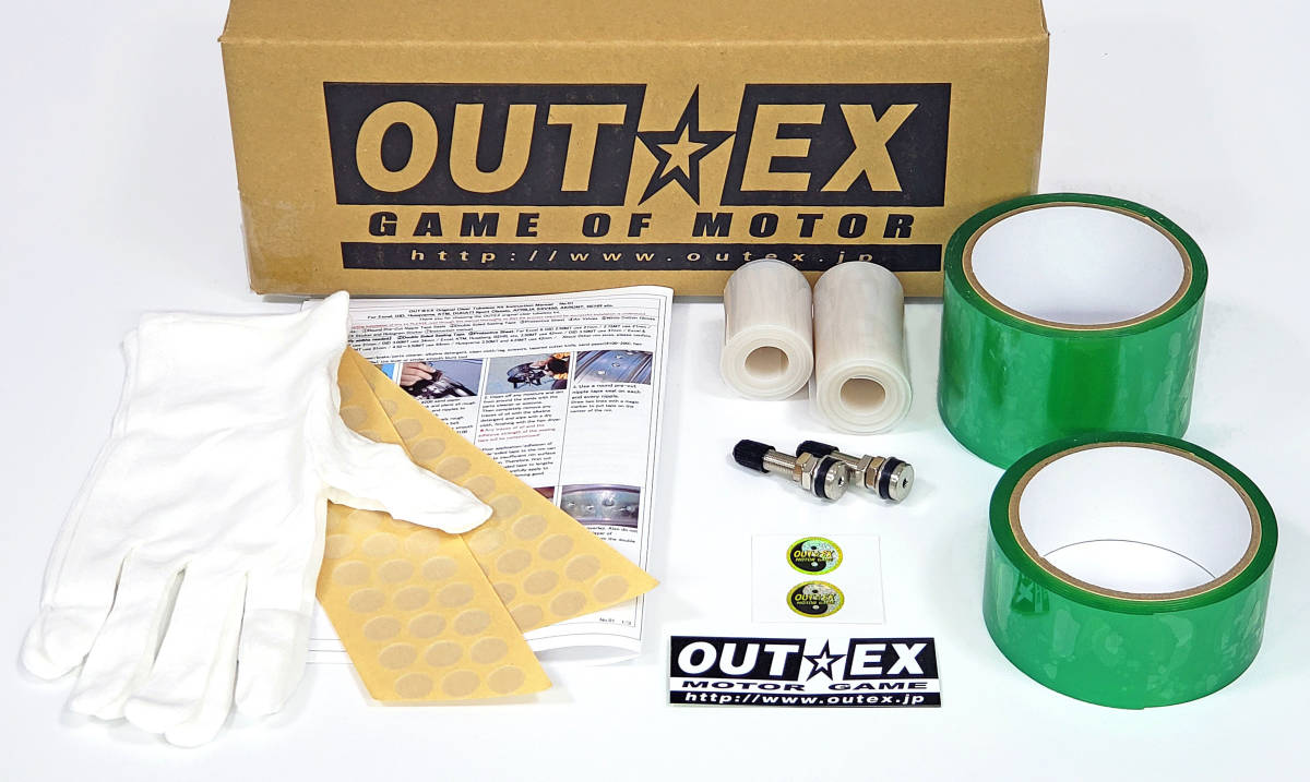 KTM 950 990 アドベンチャー　OUTEX クリアーチューブレスキット TUBELESS KIT / FR21214_画像1