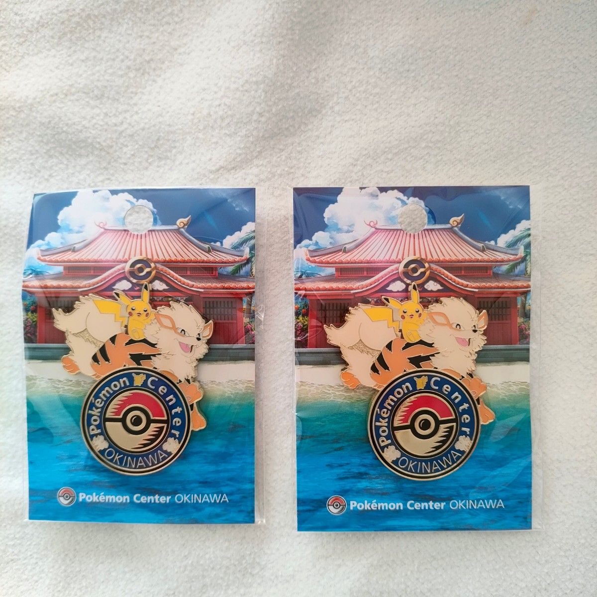 ポケモンセンターオキナワ オープン記念グッズ ロゴピンズ 新品 ポケモンセンターオキナワ オープン記念グッズ ロゴピンズ 新品