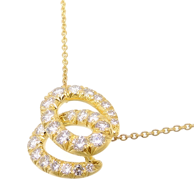 [Hanno Honten] Tiffany &amp; Co. Tiffany Vintage Diamond Collece K18 Желтые золотые дамы DH73818