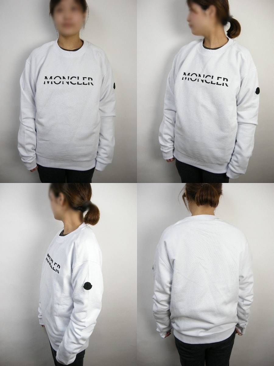 サイズS■新品 本物保証■モンクレール/SWEAT SHIRT/スウェットシャツ/クルーネック/トレーナー/スエット/メンズ/MONCLER/001/ホワイト/白_画像7