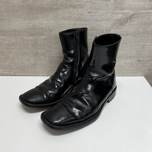 ヤフオク! - BALENCIAGA バレンシアガ スクエアトゥブーツ ブ...