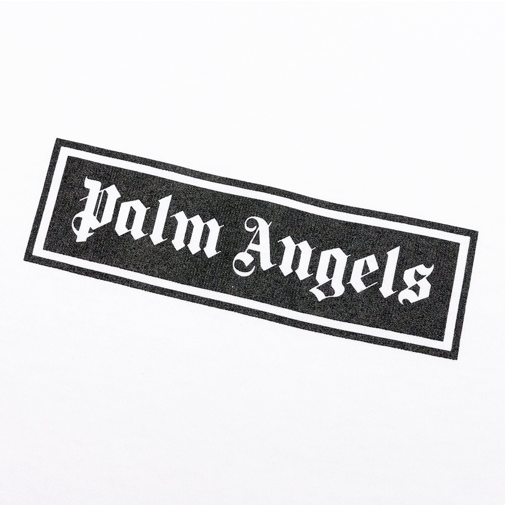 送料無料 18 PALM ANGELS パームエンジェルス PMAA065F22JER002 0101 ホワイト 半袖 Tシャツ size L_画像5