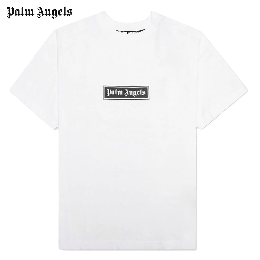 送料無料 18 PALM ANGELS パームエンジェルス PMAA065F22JER002 0101 ホワイト 半袖 Tシャツ size L_画像1