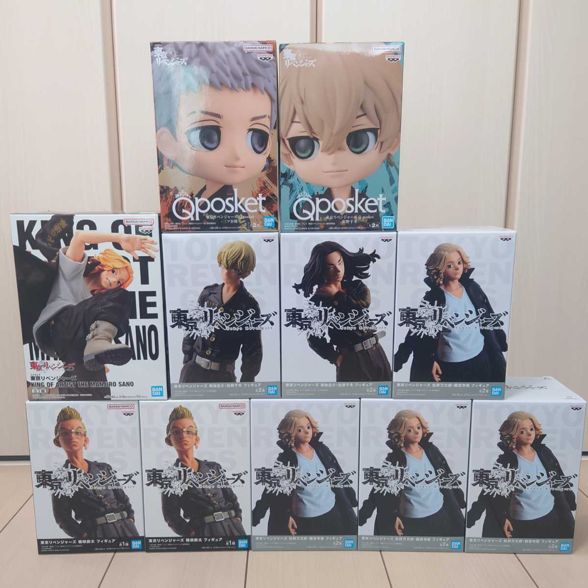 税込 4個 キングオブアーチスト フィギュア 東京リベンジャーズ 三ツ谷