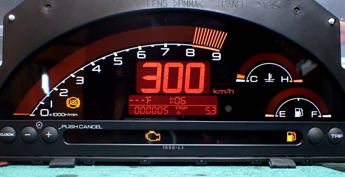 S2000 走行距離リセット ODO 修正 修理 ( 300km/h フルスケール化へ変更も可能 ) ※メーター本体の販売ではありません！_画像1