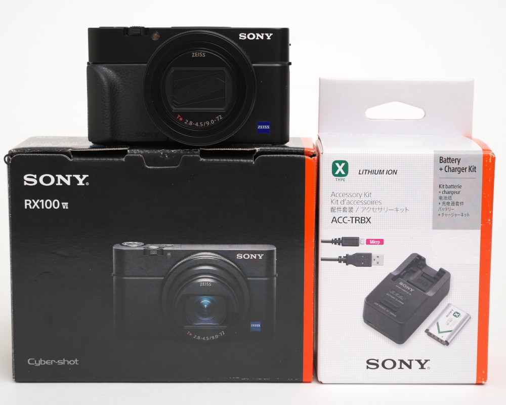 送料無料SONY Cyber-shot DSC-RX100M6 (RX100 VI) + ACC-TRBX + 128GB