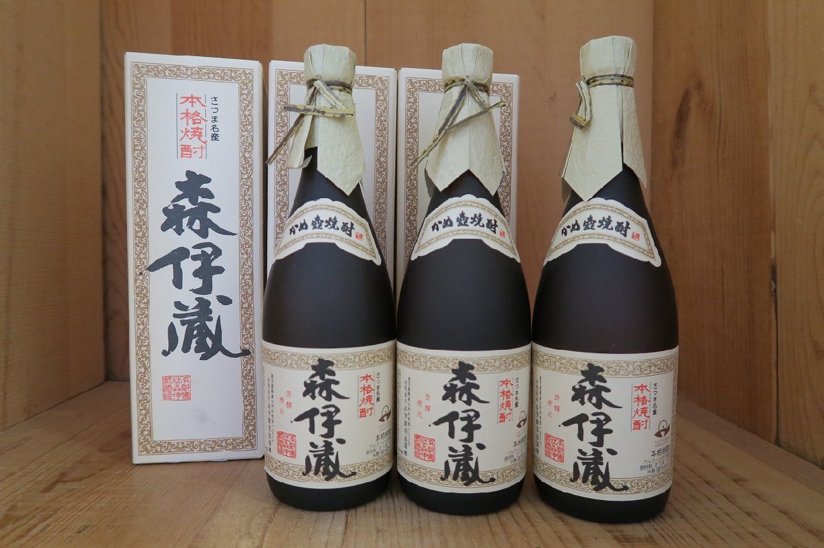 wineluvs/森伊蔵・かめ壺焼酎【720ml・25度・箱付/3本セット】!!H0213