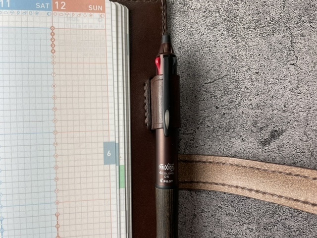 新発売の 【手縫】ジブン手帳A5スリム用チョコ色本革手帳カバー※ IDEA