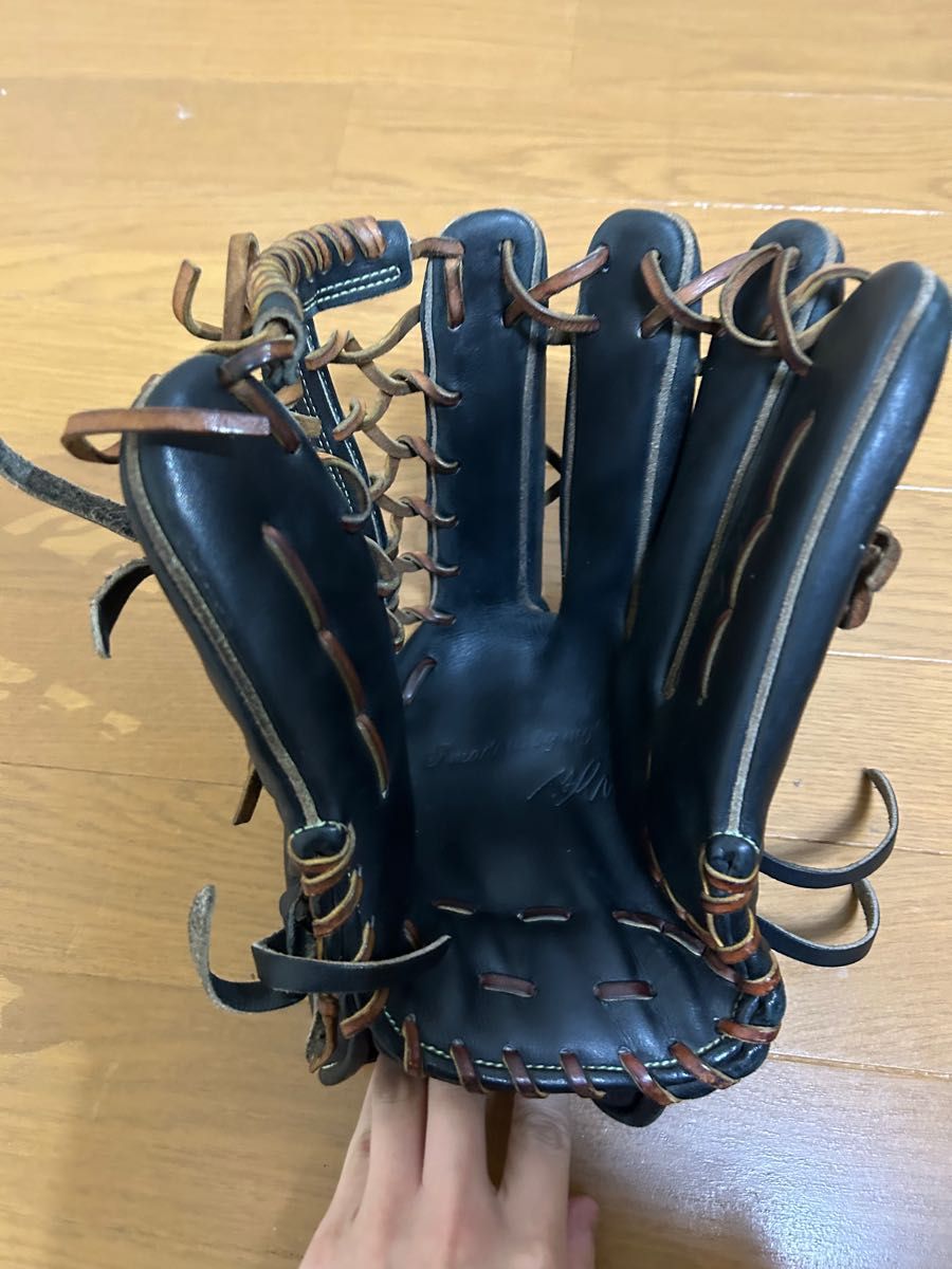 RYU 硬式外野手用グローブ 限定ステッチ緑 | alfasaac.com