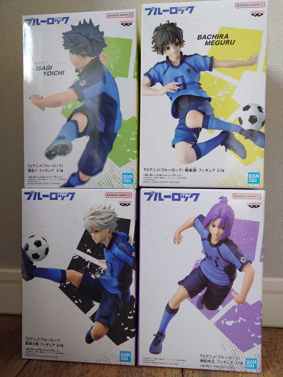 クーポン利用で1000円OFF ブルーロック フィギュア 玲王、潔、蜂楽廻
