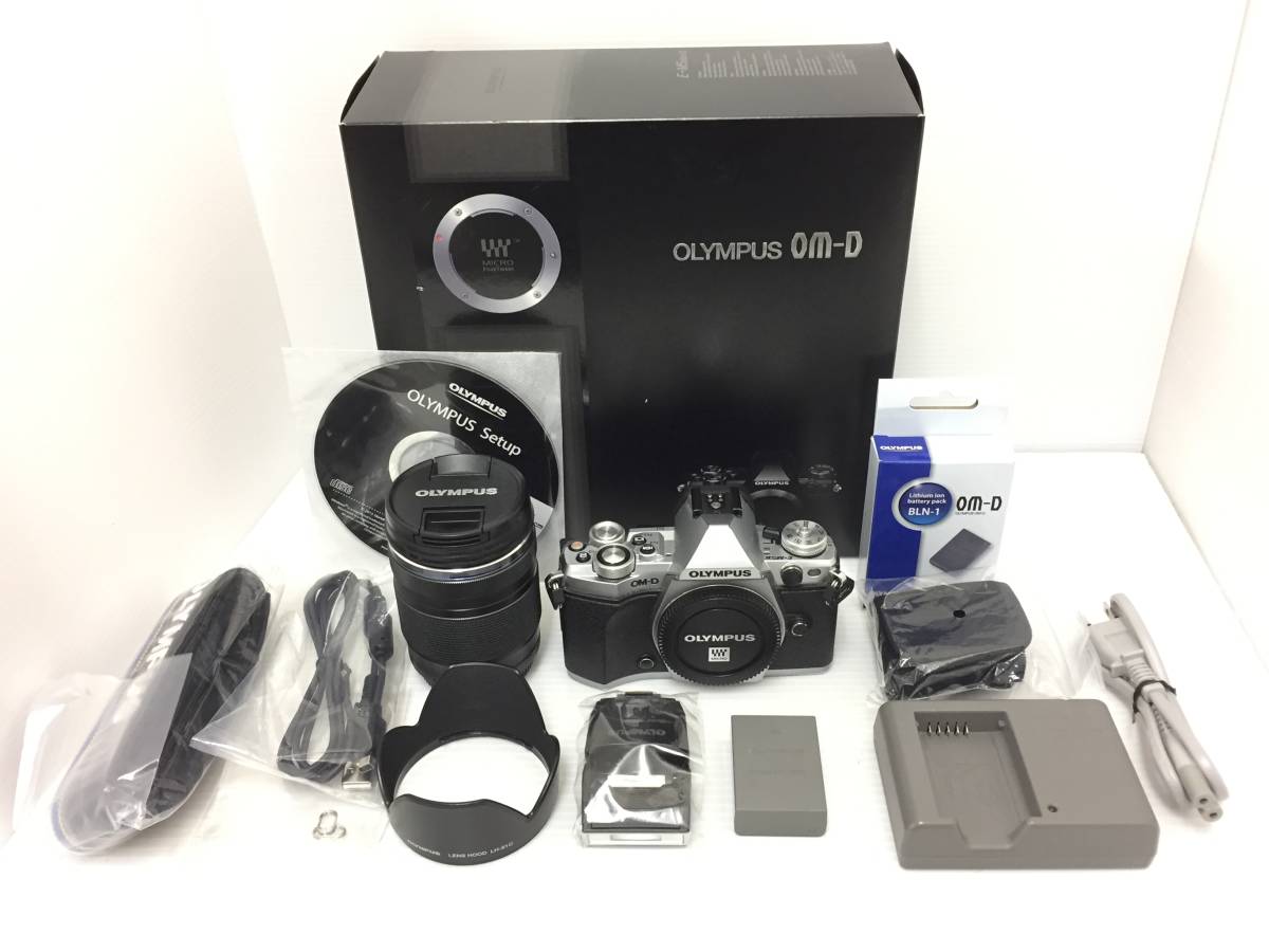 〇【良品】OLYMPUS オリンパス OM-D E-M5 Mark II 14-150mm II レンズキット ミラーレス一眼カメラ ブラック 動作品