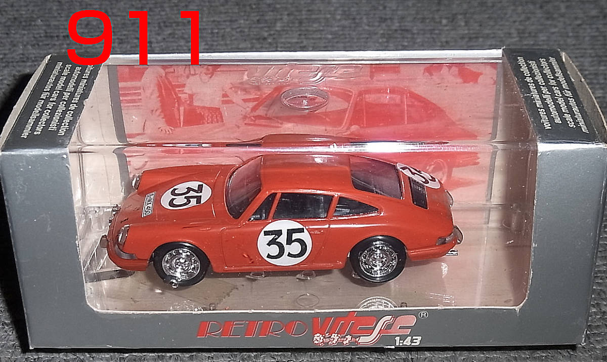 332 1/43 ポルシェ 911 35号車 ルマン24h (901) 1966 PORSCHE Carrera カレラ ナロー モンテカルロ ラリー