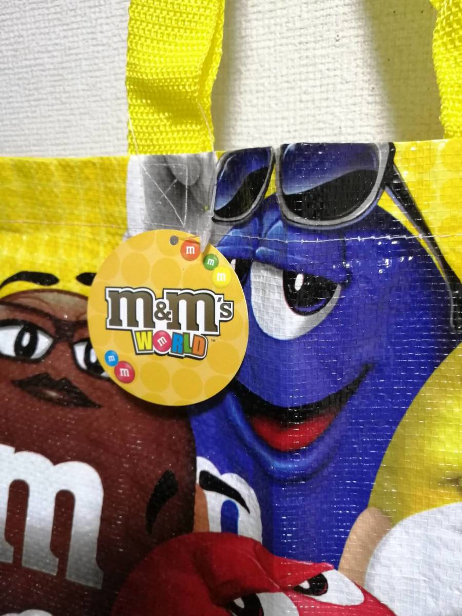 アメリカで購入 新品 未使用 タグ付き M&M'S（エムアンドエムズ）のエコバッグ /トートバックキャラクター 肩掛け 軽量 大容量 _画像4