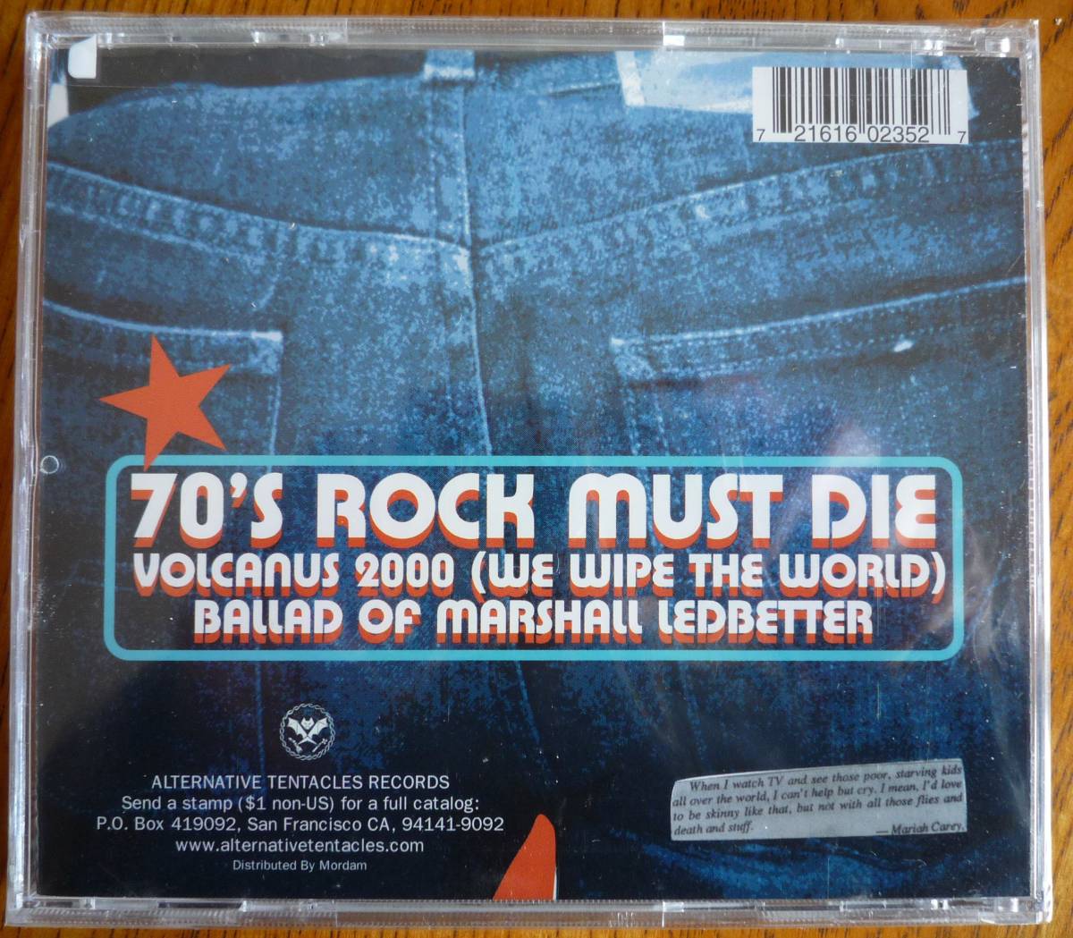 ■【CD/新品未開封】 LARD - 70's ROCK MUST DIE ★ラード