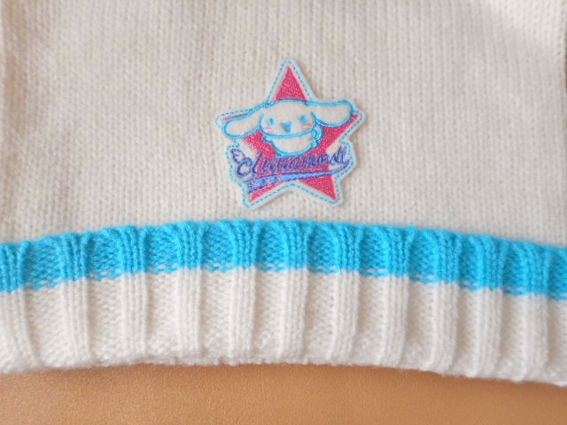 *1 times use * Sanrio Cinnamoroll *sinamombomboli. attaching knitted cap .