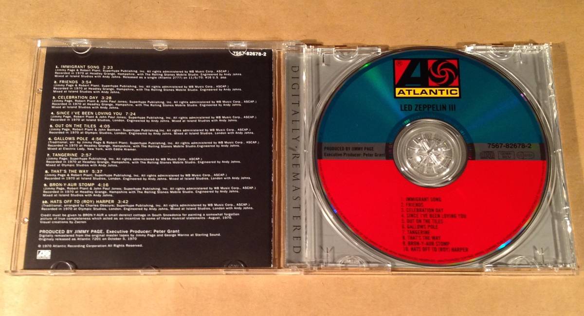 CD(リマスター盤)▲レッド・ツェッペリン Led Zeppelin / |||▲美品！_画像5